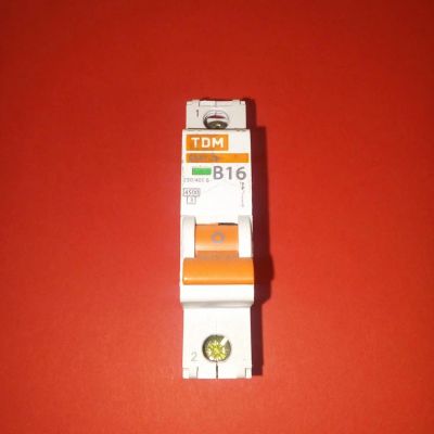 Лот: 11312933. Фото: 1. Автомат TDM ВА 47-29 1P 16А С... Автоматы, пакетники, предохранители