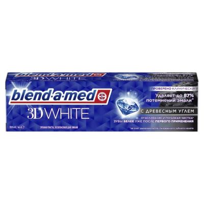 Лот: 24116699. Фото: 1. Зубная паста Blend-a-med, 3D White... Уход за полостью рта