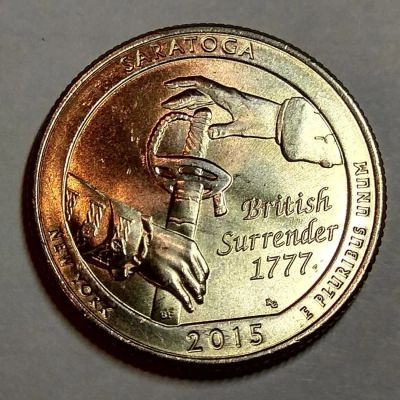 Лот: 11395611. Фото: 1. 25 центов США серия "Прекрасная... Америка