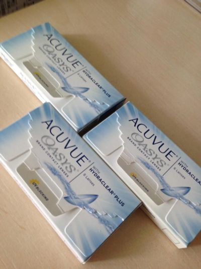 Лот: 6288492. Фото: 1. Линзы acuvue oasys новые. Контактные линзы