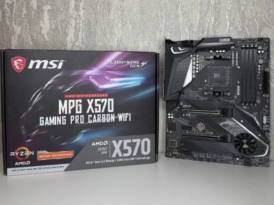 Лот: 25821470. Фото: 1. Msi MPG X570 Gaming pro carbon... Материнские платы