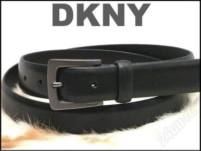 Лот: 206565. Фото: 1. ..[Brand].. Ремень DKNY черный... Ремни, пояса