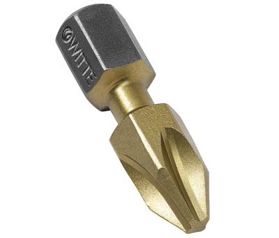 Лот: 14379503. Фото: 1. WITTE БИТЫ BITFLEX 1/4" титан... Расходные материалы, сменные насадки