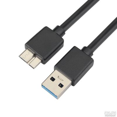 Лот: 9872302. Фото: 1. USB 3.0 to Micro B кабель для... Шлейфы, кабели, переходники