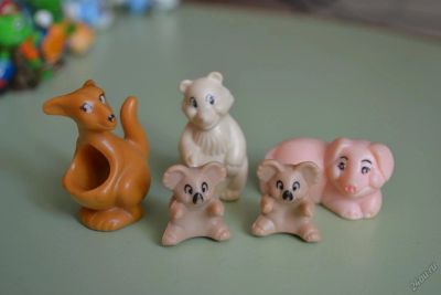 Лот: 5546870. Фото: 1. Киндер (старая коллекция). Зверюшки. Игрушки