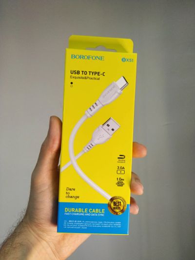 Лот: 19565603. Фото: 1. usb кабель для usb type-c 1.0м... Дата-кабели, переходники