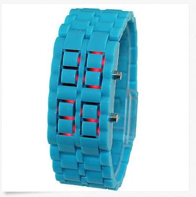 Лот: 3434338. Фото: 1. Синий Лава женщин Мужская мода... Оригинальные наручные часы