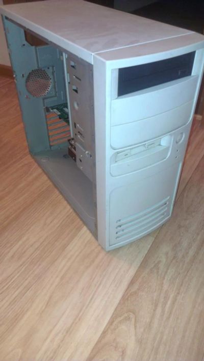 Лот: 4922288. Фото: 1. Мат плата + Проц celeron d 2,53... Материнские платы