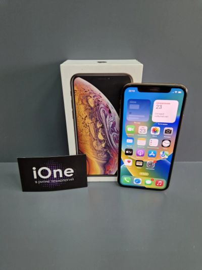 Лот: 19919485. Фото: 1. iPhone Xs 64Gb Gold. Смартфоны