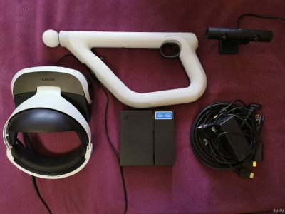 Лот: 15147271. Фото: 1. Playstation VR + AIM Controller. Аксессуары для игровых приставок, консолей, геймпады
