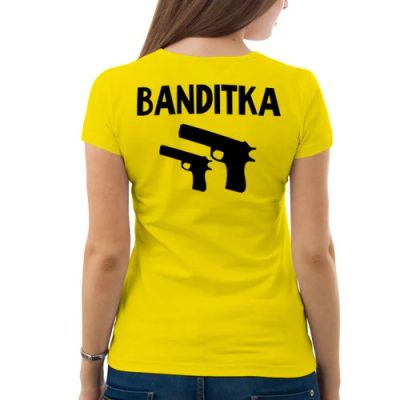 Лот: 6638272. Фото: 1. Женская футболка хлопок "Banditka... Футболки, топы и майки