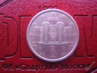Лот: 2569250. Фото: 1. 1 евроцент, италия. Европа