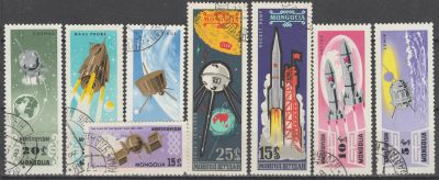 Лот: 24944736. Фото: 1. 1959-1965 гг Монголия Космос. Марки