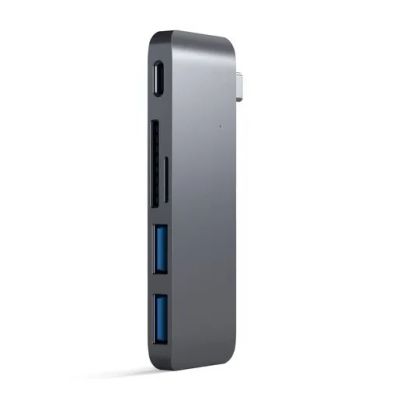 Лот: 21439121. Фото: 1. USB-хаб Satechi USB-C Passthrough... USB хабы