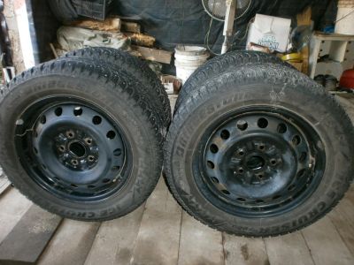 Лот: 4362474. Фото: 1. Зимняя резина bridgestone Ice... Шины на дисках