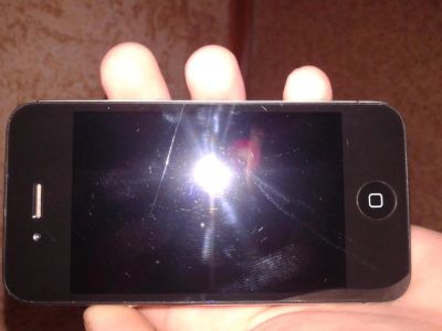 Лот: 4392475. Фото: 1. iPhone 4s black. Смартфоны