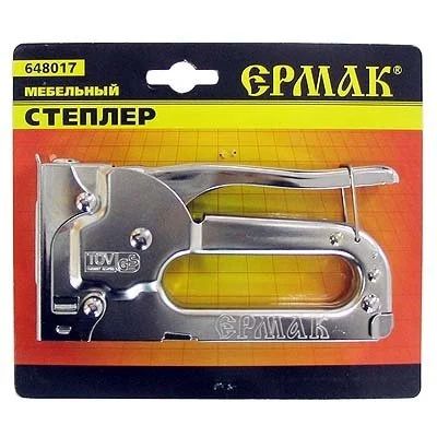 Лот: 17297255. Фото: 1. Степлер мебельный ЕРМАК (4-8мм... Ручной инструмент