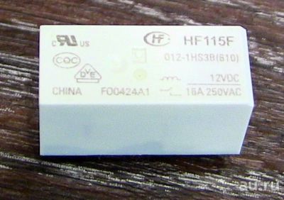 Лот: 18563451. Фото: 1. Реле HF115F 012-1H3B (610). Реле, тумблеры, переключатели