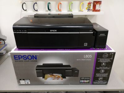 Лот: 14573394. Фото: 1. Цветной фотопринтер Epson L805. Струйные принтеры