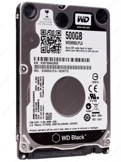 Лот: 7112214. Фото: 1. Жесткий диск WD Black WD5000LPLX... Жёсткие диски (HDD)