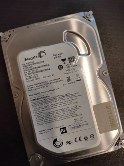 Лот: 17590640. Фото: 1. Seagate ST500DM002 500 Гб жёсткий... Жёсткие диски (HDD)