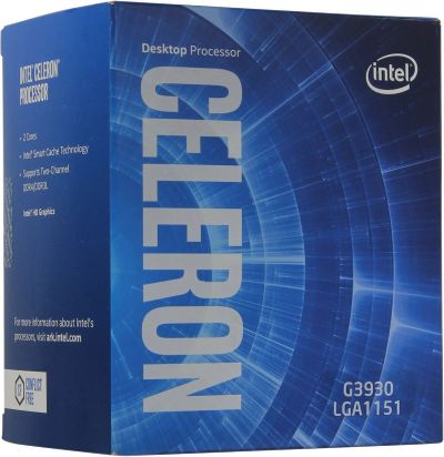 Лот: 14811915. Фото: 1. Процессор Intel Celeron G3930... Процессоры