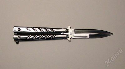 Лот: 674497. Фото: 1. Нож-бабочка 317. Новый (b). Ножи, топоры