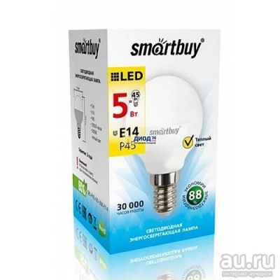 Лот: 8083244. Фото: 1. Лампа светодиодная Smartbuy P45... Другое освещение