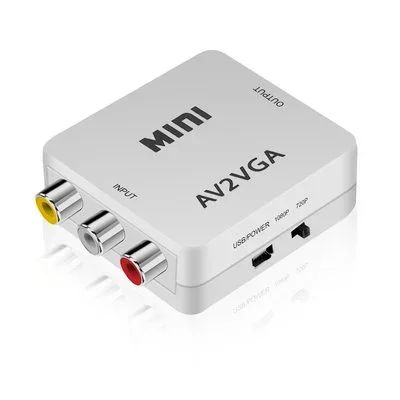 Лот: 20425361. Фото: 1. Composite video RCA to VGA (D-Sub... Запчасти для телевизоров, видеотехники, аудиотехники