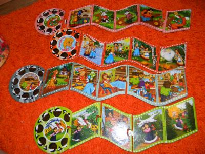 Лот: 6630496. Фото: 1. пазлы картон.4 сказки. Развивающие
