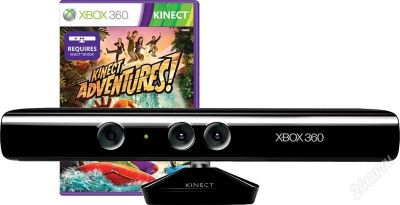 Лот: 2763357. Фото: 1. сенсор xbox360 kinect + две игры... Аксессуары для игровых приставок, консолей, геймпады