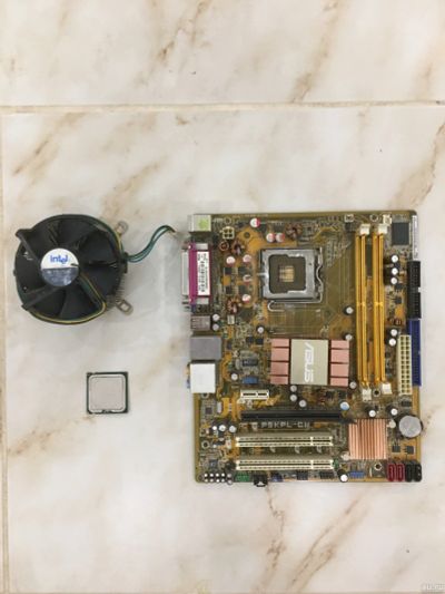 Лот: 18311779. Фото: 1. Материнская плата asus P5KPL-CM... Материнские платы