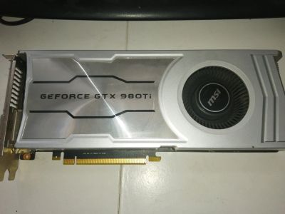 Лот: 16840469. Фото: 1. видеокарта gtx 980ti. Видеокарты