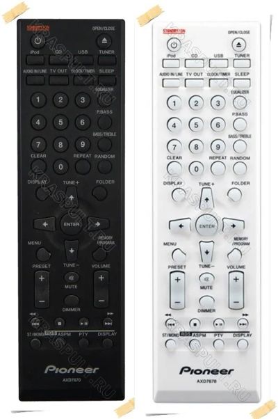 Лот: 15906789. Фото: 1. Пульт PIONEER AXD7670, AXD7678. Пульты ДУ