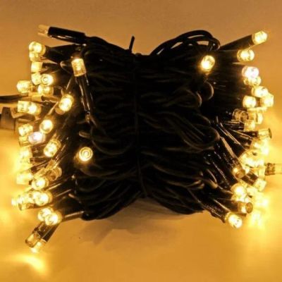 Лот: 14907761. Фото: 1. Уличная гирлянда "Нить" 120LED... Гирлянды, шарики, новогодние аксессуары