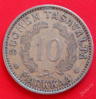 Лот: 1578344. Фото: 1. (№426-2/LK) 10 марок 1930 (Финляндия... Европа