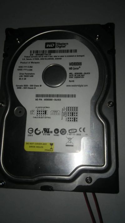 Лот: 6674462. Фото: 1. Жесткий диск 80 Gb. Жёсткие диски (HDD)