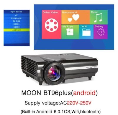 Лот: 13987914. Фото: 1. Проектор HD LED Byintek Moon BT96... Проекторы