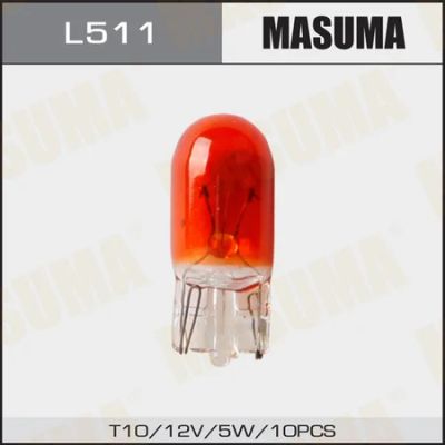 Лот: 18607309. Фото: 1. Лампа б ц masuma 12v 5w t10 orange... Электрооборудование