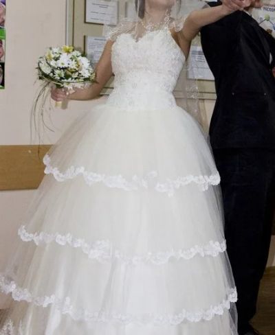 Лот: 3740060. Фото: 1. Свадебное платье, Аллы Ильиной. Другое (свадебная мода)