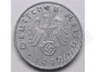 Лот: 217150. Фото: 1. Германия. 3-й Рейх. 1 рейх пфенниг... Европа