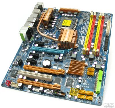 Лот: 14803558. Фото: 1. Материнская плата Gigabyte GA-EP45-DS3P. Материнские платы