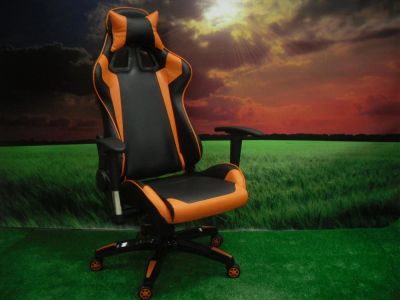 Лот: 8260970. Фото: 1. Кресло игровое GT-R кз. оранжевый... Стулья и кресла офисные