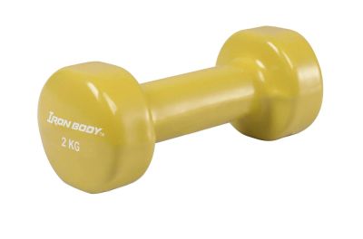 Лот: 9848273. Фото: 1. Гантель виниловая Iron Body 4764DP... Гантели