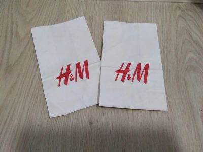 Лот: 16872427. Фото: 1. Пакеты H&M 20*12см 2 шт. Пакеты, мешки