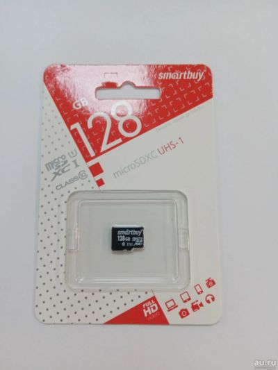 Лот: 16864776. Фото: 1. Карта памяти microSDXC SmartBuy... Карты памяти