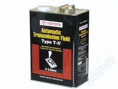 Лот: 629242. Фото: 1. TOYOTA ATF type T-IV 4 литра. Масла, жидкости