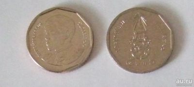 Лот: 13492968. Фото: 1. Монета Таиланда 5 бат с изображением... Азия