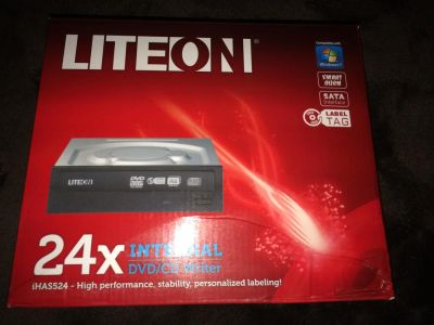 Лот: 3589822. Фото: 1. Lite-On iHAS524-T32 B - привод... Приводы CD, DVD, BR, FDD