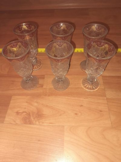 Лот: 25885079. Фото: 1. стопки 6 штук. СССР. Рюмки, стопки